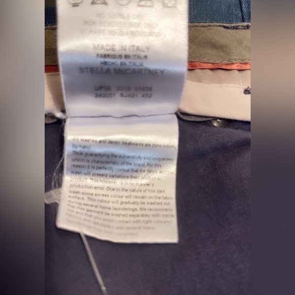 Stella McCartney skinny cotton no stretch ombré medium wash trend Denim jean 26 - Picture 5 of 5